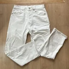 Levis 501 USA製 W31 L30 ホワイトデニム 白 ジーンズ