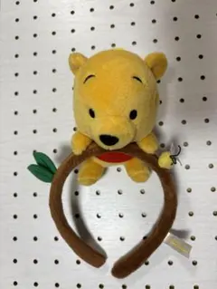 ※当日投函可能【Disney】１回のみ使用/ディズニー/カチューシャ/プーさん