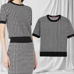 【超美品】Max Mara Studio ジャガードヤーン ニット Sサイズのサムネイル