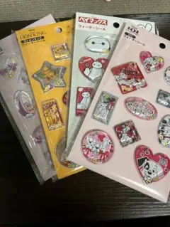 セリア ウォーターシール ライオンキング101匹のわんちゃんベイマックスアリス