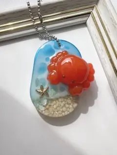 レジンチャーム 海 カニ ヒトデ モチーフ　#40