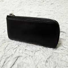PRADA コインケース　キーケース　レザー　ブラック　黒のサムネイル