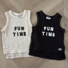 BREEZE タンクトップ 2枚セット 双子80cm