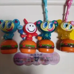 エンジェルブルー　マクドナルド 4品セットとステッカー1枚　＆おまけ