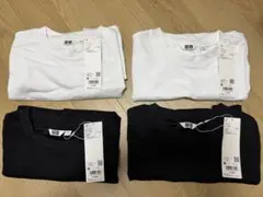 【新品未使用】エアリズムコットン　オーバーサイズ　Tシャツ（5分袖）　4枚セット