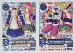 アイカツ ドリームロックワンピース　ドリームロックブーツ