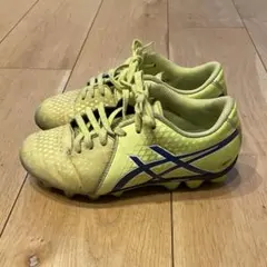 ASICS サッカーシューズ スパイク イエロー　キッズ　20cm