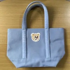 【FEILER】オールドテディ ワッペントートＬ　ライトブルーのサムネイル