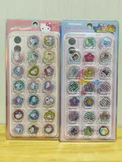 サンリオキャラクターのキラコロシール2枚セット