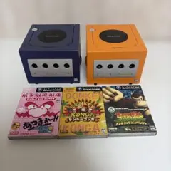 完全ジャンクゲームキューブ　本体のみ 2台　※コントローラーなし　ソフト３本付き