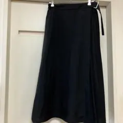 ブラック ラップ風 ロングスカートのサムネイル