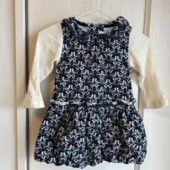 センスオブワンダー　リバティ　長袖　ワンピース　女の子