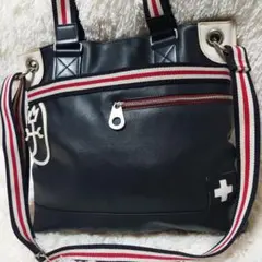 カステルバジャック トートバック トリコロール ショルダーバック 2WAY