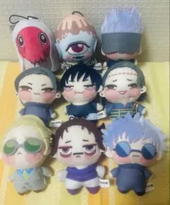 呪術廻戦 ちょぴぬいぷち五条悟 夏油傑 伏黒甚爾 9体セット - メルカリ