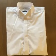 ORIHICA ホワイト フォーマルシャツ Lウィングカラー