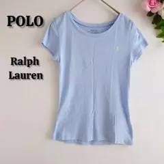 a1694【ポロラルフローレン】ロゴTシャツ/カットソー 140 綿 レーヨン