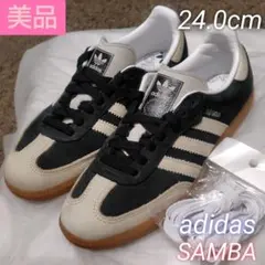 新品未使用品adidas SAMBA OG W 240mm シルバー adidas SAMBA OG W （Silver Metallic × White × White