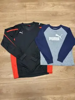 PUMA 長袖カットソー ロンT2点セット
