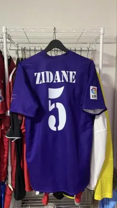 正規品 レアルマドリード 2001/02 アウェイユニフォーム ジダン #5