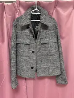 ZARA チェック柄ジャケット EUR S