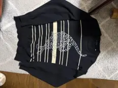 BLACK PIA レオパードプリント セーター M