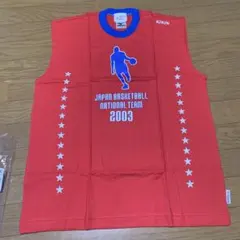 新品 ミズノ MIZUNOシャツ バスケ キリンカップ L 赤