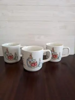 ウエッジウッド　ピーターラビットマグカップ3個セット