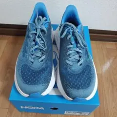 HOKA ホカ　マッハ 6 27.5 cm ランニングシューズ 青
