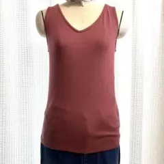 美品!!★RADIATE ラディエイト★テレコ タンクトップ★テラコッタのサムネイル
