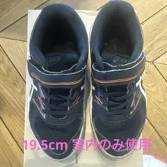 ASICS ネイビー スニーカー19.5