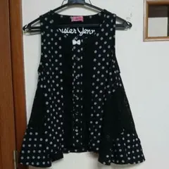 ジェニィ 水玉レース チュニック 150