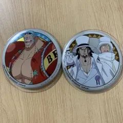 USJ 2025ワンピース 缶バッジ　ルッチ　カク　フランキー