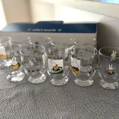 未使用　箱付　ミッフィー　脚付グラス　10個セット