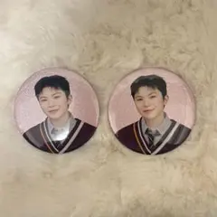SEVENTEEN HOLIDAY 缶バッジ ウジ　Woozi 2枚セット
