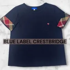 BLUE LABEL CRESTBRIDGE 半袖Tシャツ ネイビーのサムネイル
