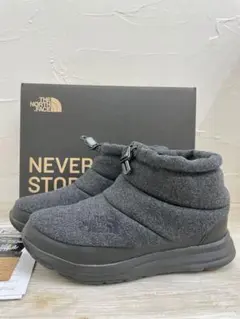 ノースフェイス ブーティー ブーツ ウール ショート 24cm☆ミックスグレー