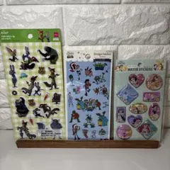 シール　3枚　ズートピア　トイストーリー　ディズニープリンセス　ダイソー　セリア