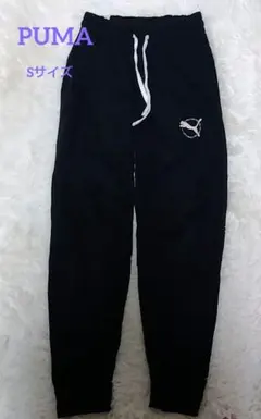 PUMA/プーマ/メンズ/スウェット/ブラック/Sサイズ/黒/ロゴ入り