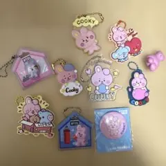 BT21 COOKY キーホルダー 缶バッジ まとめ売り