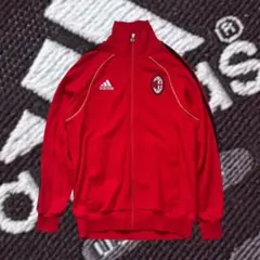 adidas ACミラン トラックジャケット 刺繍エンブレム バックロゴ 