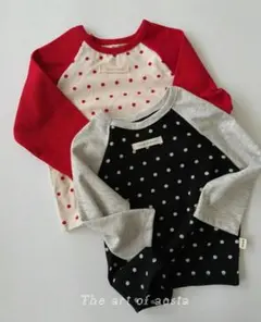 Aosta2026aw新作 Dot Raglan T