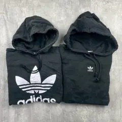 adidas Originals パーカー 2点セット 黒 ブラック フーディ