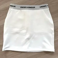 新品 UNDER ARMOUR ゴルフ ホワイト スカート L