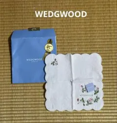 WEDGWOOD タオルハンカチ ワイルドストロベリー 刺繍のサムネイル