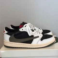 Travis Scott × Air Jordan 1 Medium Olive