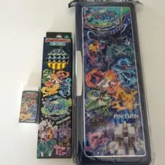 ポケモン筆箱 ホログラム＆鉛筆2B 消しゴム3点セット☆新品