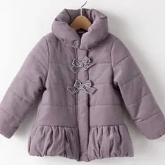 新品　プティマイン　中綿コーデュロイリボンジャケット90