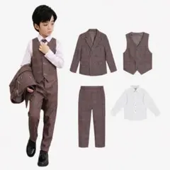 チェック スーツセット 150cm