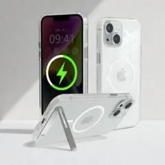 iPhone14✨️スマホ ケース カバー Magsafe対応 クリア スタンド付