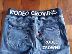【RODEOCROWNS ダメージ スキニーデニムジーンズ】ロデオクラウンズ